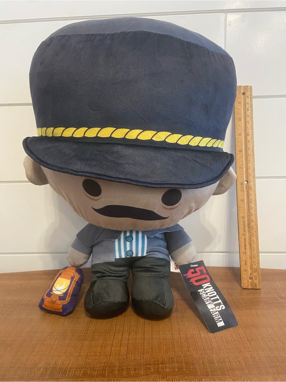 Knotts Scary Farm Conductor plush w/ tags
